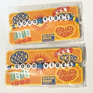 Two Good Vibes Dutch Bros Bracelets